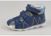 Kožené kotníčkové sandálky zn. ESSI (S6006)  - modrá.